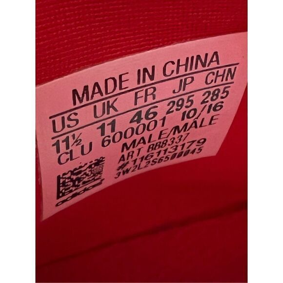 2016 ADIDAS DAME D LILLARD 3 ROOTS OAKLAND OREGON SCARLET RED OCTOBER BB8337 11. - Picture 6 of 7